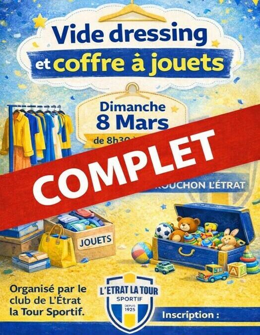 Vide dressing et coffre à jouets COMPLET
